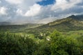 Hanalei valley from Princeville overlook Kauai Royalty Free Stock Photo