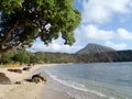 Hanamau Bay Beach Royalty Free Stock Photo