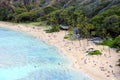 Hanauma bay beach park and reserve in Oahu, Hawaii. Royalty Free Stock Photo