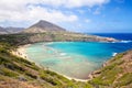 Hanauma Bay in Hawaii Royalty Free Stock Photo