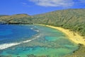 Hanauma Bay, Honolulu, Hawaii Royalty Free Stock Photo