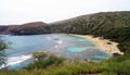 Hanauma Bay, Honolulu, Island of Oahu, Hawaii, United States Royalty Free Stock Photo