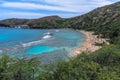 Hanauma Bay in Oahu, Hawaii Royalty Free Stock Photo