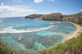 Hanauma Bay Preserve Beach Oahu Hawaii Royalty Free Stock Photo