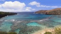 Hanauma bay snorkeling Hawaii Royalty Free Stock Photo