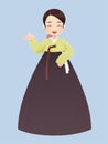 Hanbok girl korean traditional dress