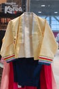 Hanbok - traditional Korean women clothes vibrant colors for attire during traditional occasions: ceremonies, festivals, celebrati