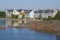 The architecture of modern Hanko on a summer morning, Hanko. Finland Royalty Free Stock Photo