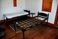 Hancock, MA: Shaker Village Bed Royalty Free Stock Photo