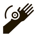 Hand Ache Icon Vector Glyph Illustration