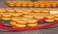 Hand barrow at the cheese market, Alkmaar, Holland