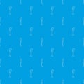 Hand blender electric mixer pattern vector seamless blue