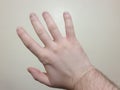 Hand body anatomy relaxed fingers