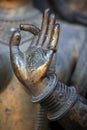 Hand of buddha statue