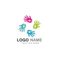 Hand Care Logo Template vector icon Business health