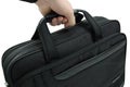 Hand carrying business suitcase - isolated