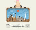 Hand carrying Netherland Landmark Global Travel And Journey