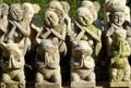 Hand carved statues for sale to tourists in Bali