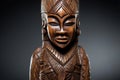 hand-carved tribal figurine