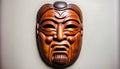 hand carved wooden ritual masks