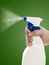 Hand With Cleaning Spray Bottle Royalty Free Stock Photo