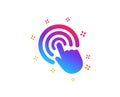 Hand Click icon. Finger touch sign. Vector Royalty Free Stock Photo
