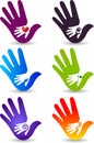 Hand collection logos