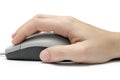 Hand on Computer Mouse