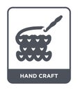 hand craft icon in trendy design style. hand craft icon isolated on white background. hand craft vector icon simple and modern