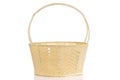 Hand craft plastic basket with shadow Royalty Free Stock Photo