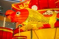 Hand crafted chinese golden fish lantern