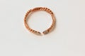 Hand Crafted Copper Snake Ring - stock photo Royalty Free Stock Photo