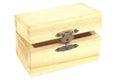 Hand Crafted Wooden Box Royalty Free Stock Photo