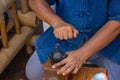 Hand-crank Coffee Mill. Royalty Free Stock Photo