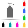 hand cream multi color style icon. Simple thin line, outline vector of web icons for ui and ux, website or mobile application Royalty Free Stock Photo