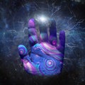 The hand of Creator