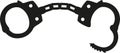 Hand cuffs opened Royalty Free Stock Photo