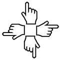 Hand cursors