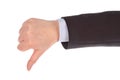 Hand with disapproval gesture Royalty Free Stock Photo