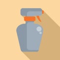 Hand disinfect air icon flat vector. Spray bottle Royalty Free Stock Photo