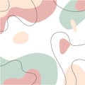 Hand draw colored background Vector