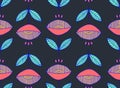 Hand draw seamless vintage floral pattern. Can be used for fabric design, wrapping paper, paper design, background, textile, wallp