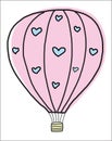 Hand draw vintage balloon