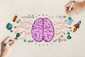 Brainstorm and education concept Royalty Free Stock Photo