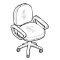 Hand drawing chair