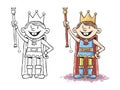 Child King Royalty Free Stock Photo