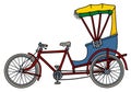 The classic cycle rickshaw