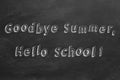 Goodbye Summer, Hello School