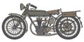 The Vintage Khaki Military Motorcycle
