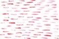 Abstract background of red watercolor brush strokes Royalty Free Stock Photo